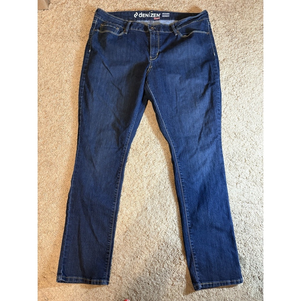 Denizen Jeans‎ Men's 18 Modern Skinny Dark Wash Mid Rise Preppy